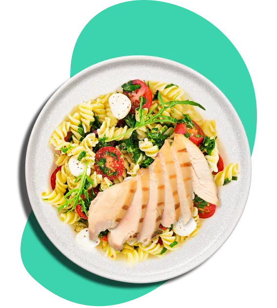 CAPRESE CHICKEN PASTA